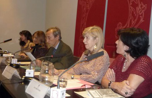 Paloma Soria, María Antonia Ortega, José Elgarresta, María Antonia Gª de León y Ana Montojo