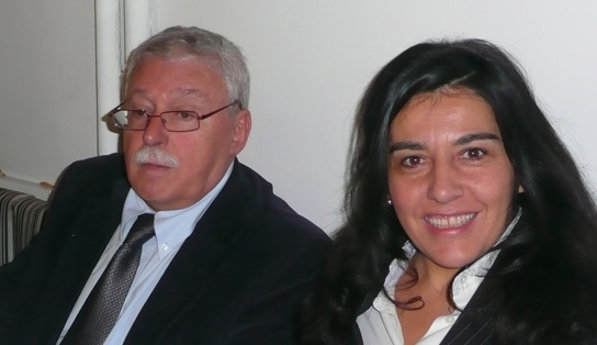 Alicia Arés y Joaquín Leguina