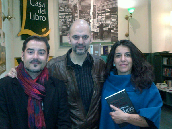 Carlos Augusto Casas, Daniel Estulin y Alicia Arés